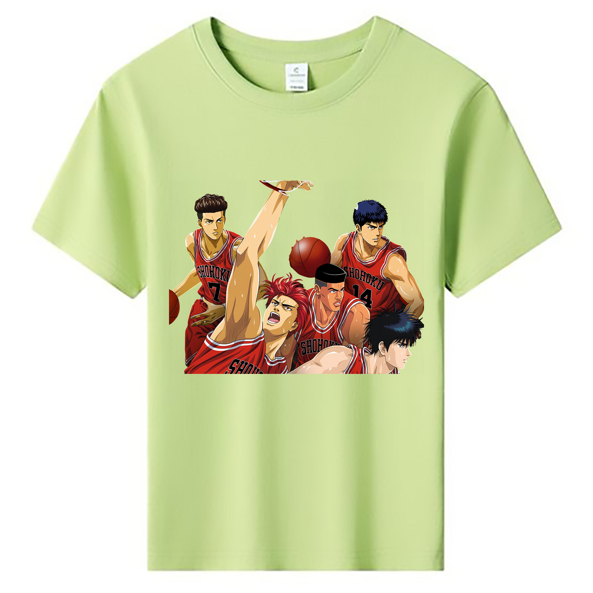 （画像用） SLAM DUNK／スラムダンク 綿100％キッズTシャツ（フロントプリント）